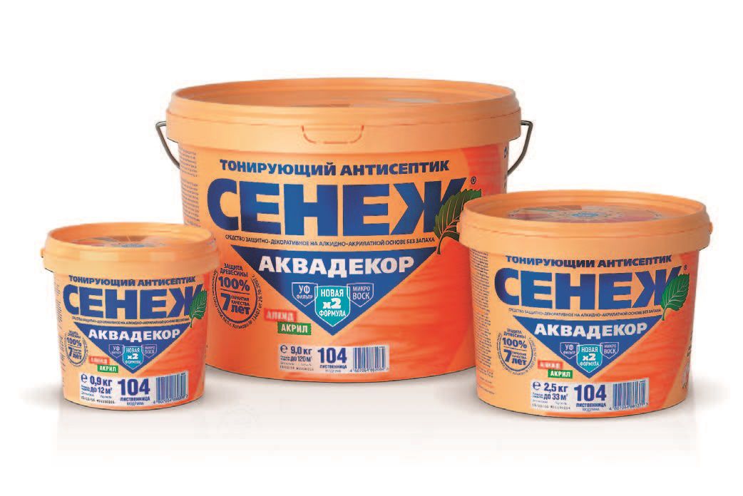 АкваДекор "СЕНЕЖ" 0,9кг махагон (110)