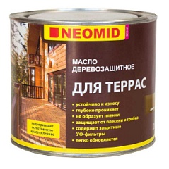 Масло д/терасс 1,8л. Б/ЦВЕТНЫЙ