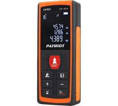 PATRIOT LM 301, Дальномер лазерный 40 метров память 30 ,измерение площади, объема, подсветка,
