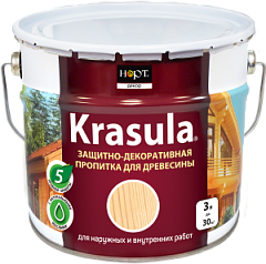 KRASULA Графит Серый  0,9 л. защитно-декоративный состав для дерева (Красула)